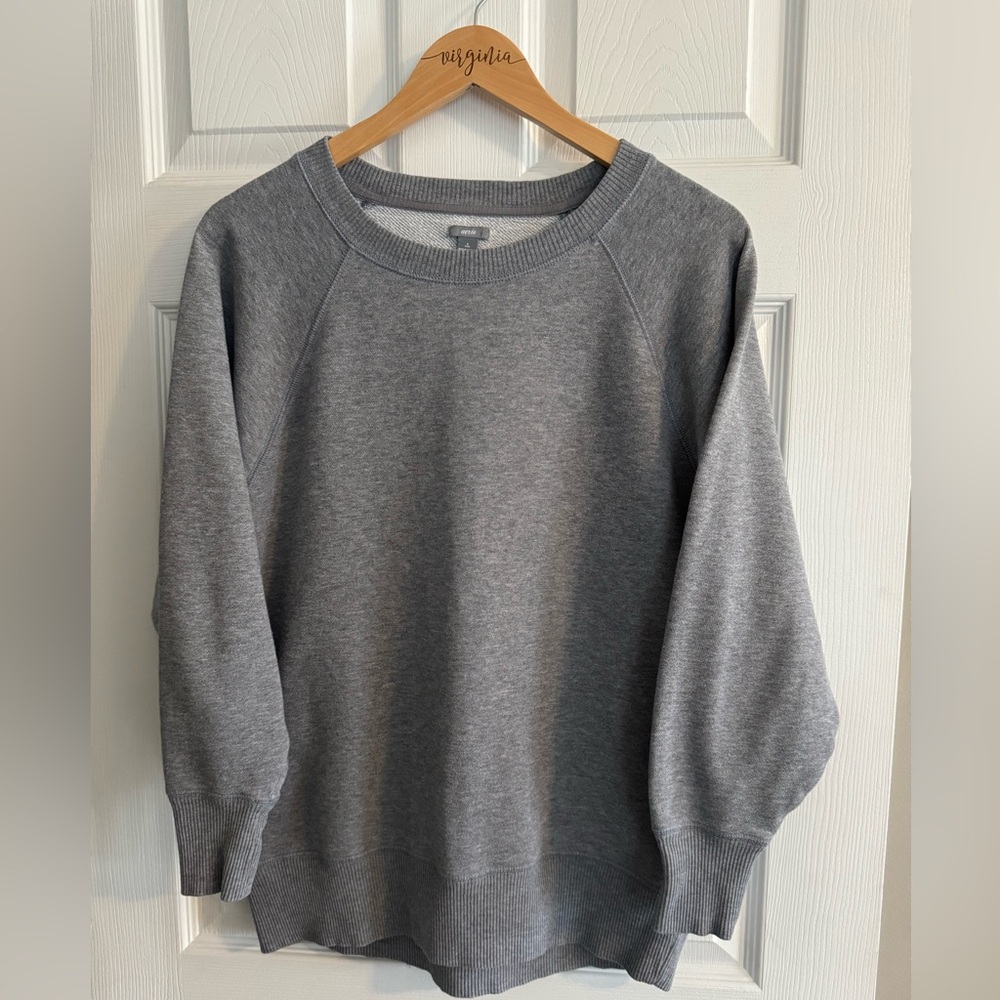 Aerie oversized gray crewneck - size small